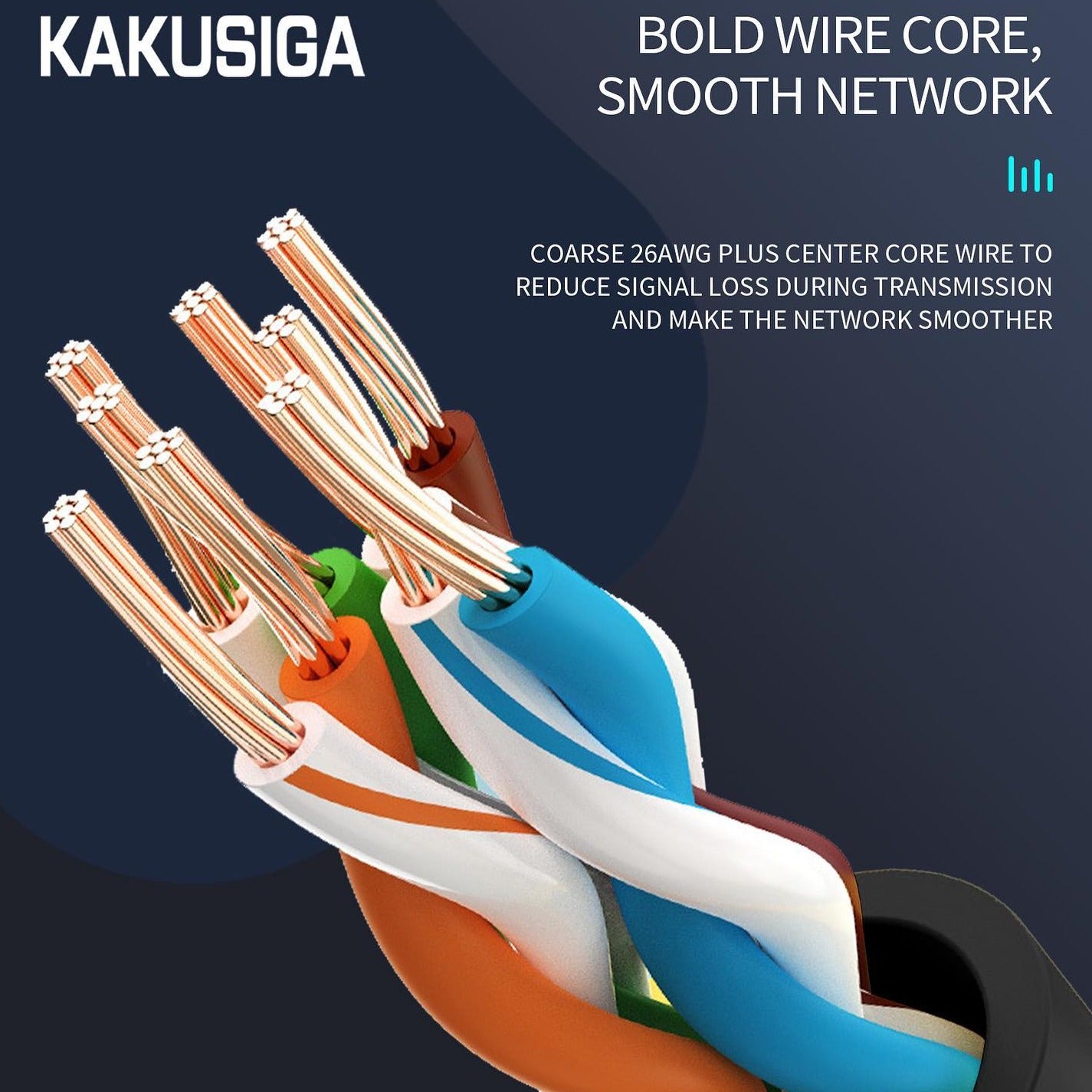 KSC-744 ZHIGAO Six Class Pure Copper Gigabit Ethernet Cable 3 Meter