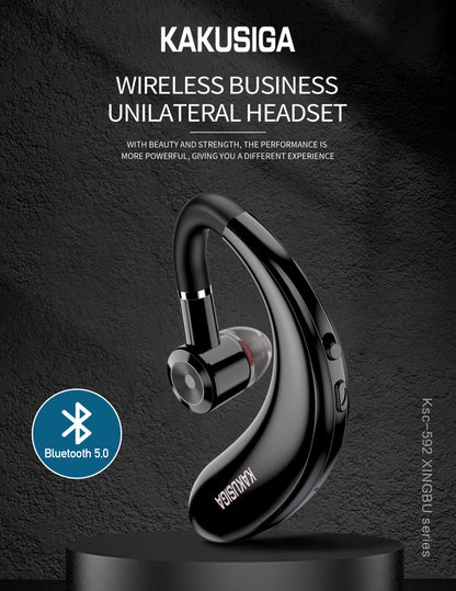 KAKUSIGA KSC-592 XINGBU Series Wireless Business Unilateral Headset (Black)