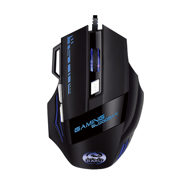 KSC-568 JINGYOU Gaming Dazzle Luminous Mouse - KAKUSIGA gaming dazzle luminous mouse 7 keys Wired optical Mouse for OEM