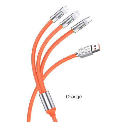 KAKUSIGA KSC-957 SHIXIN Quick Charging 3 in 1 Cable Usb C Wall Cable with Zinc Alloy Shell