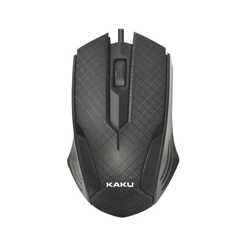 Kaku brand KSC-357 Optical Computer Mouse Black Mini Wired Mouse for Computer/Wired Gaming Mouse