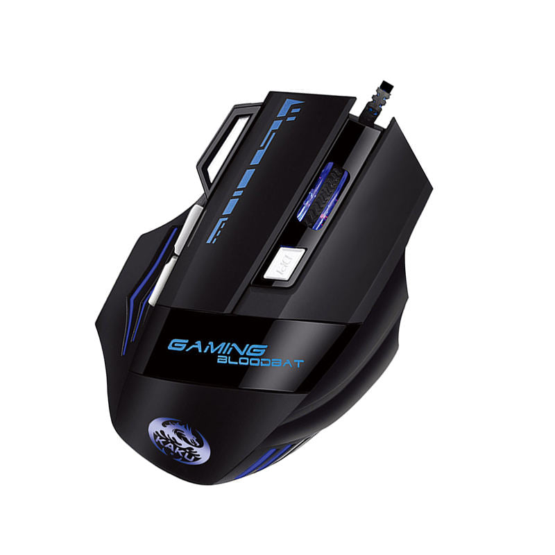 KSC-568 JINGYOU Gaming Dazzle Luminous Mouse - KAKUSIGA gaming dazzle luminous mouse 7 keys Wired optical Mouse for OEM