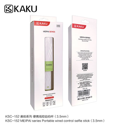 KAKUSIGA KSC-152 MEIPAI Selfie Stick Scientific Anti Shake Easy Capture Remote Control Shooting in Seconds (Lightning)