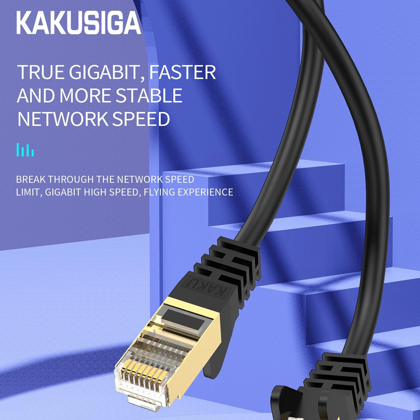 KSC-744 ZHIGAO Six Class Pure Copper Gigabit Ethernet Cable 3 Meter